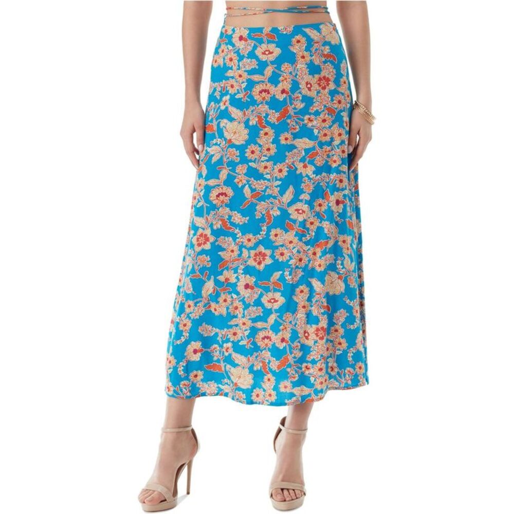 Jessica Simpson Womens Strappy-Belt Slit Skirt, NWT